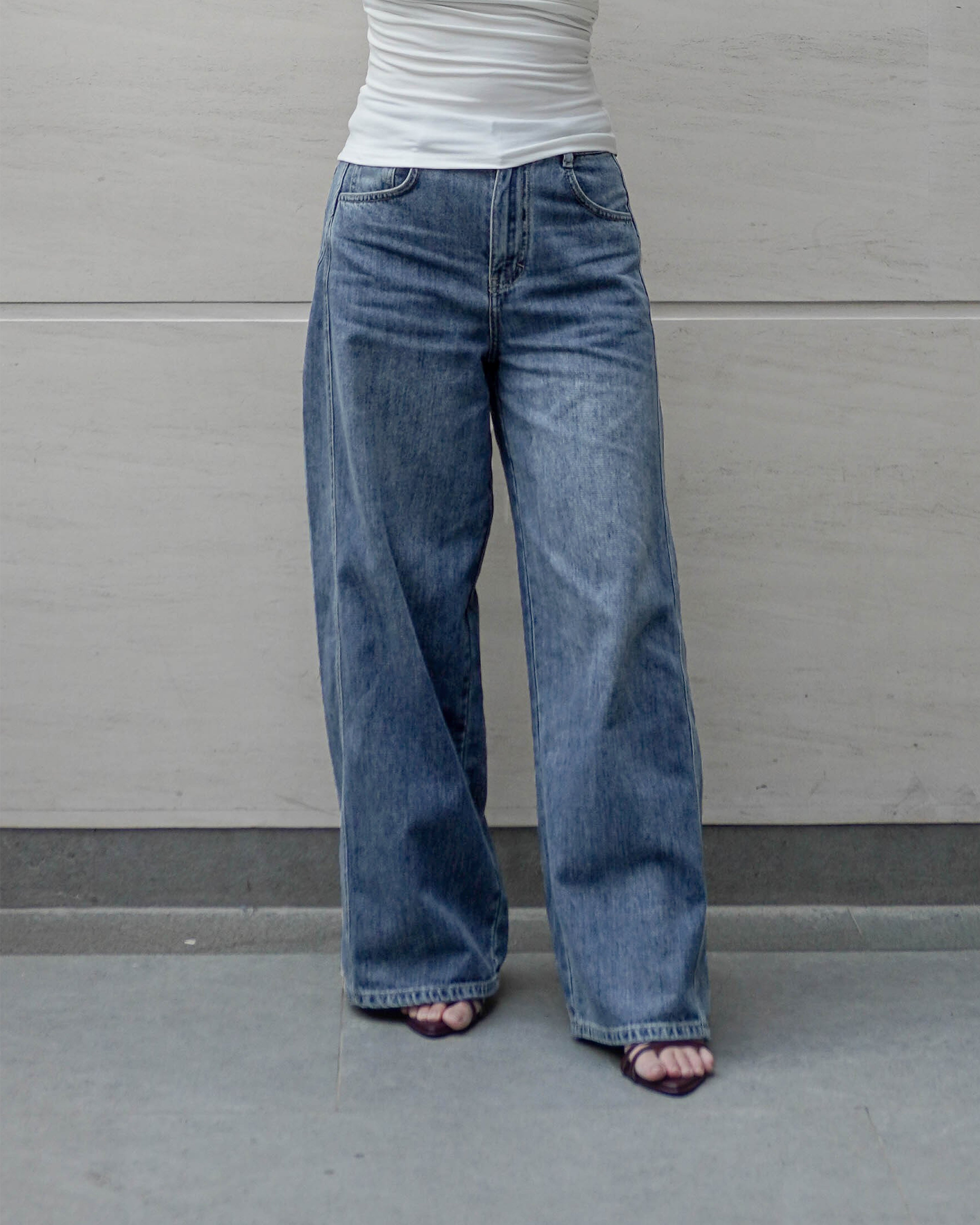 REAL Wide Jeans Light Blue