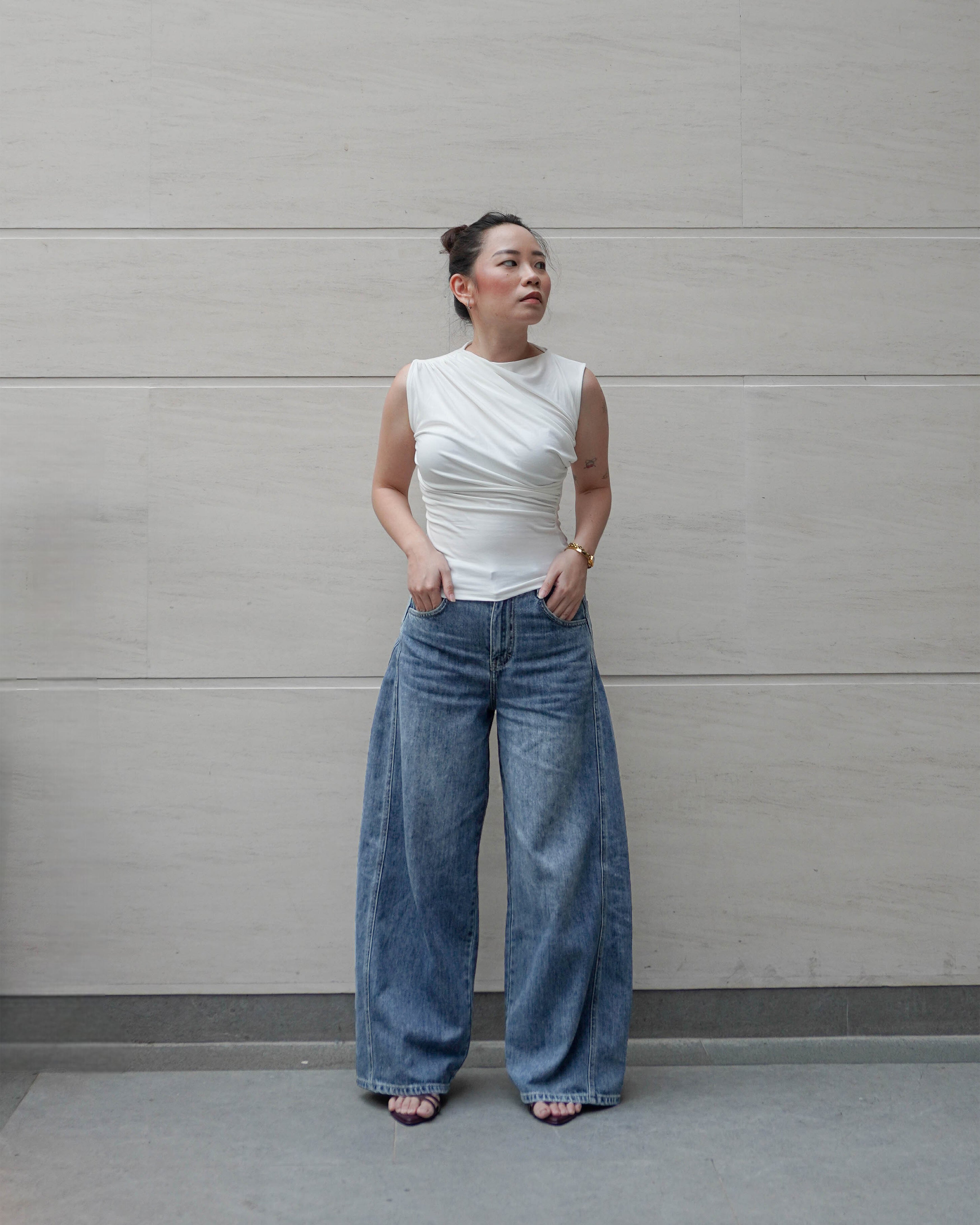 REAL Wide Jeans Light Blue