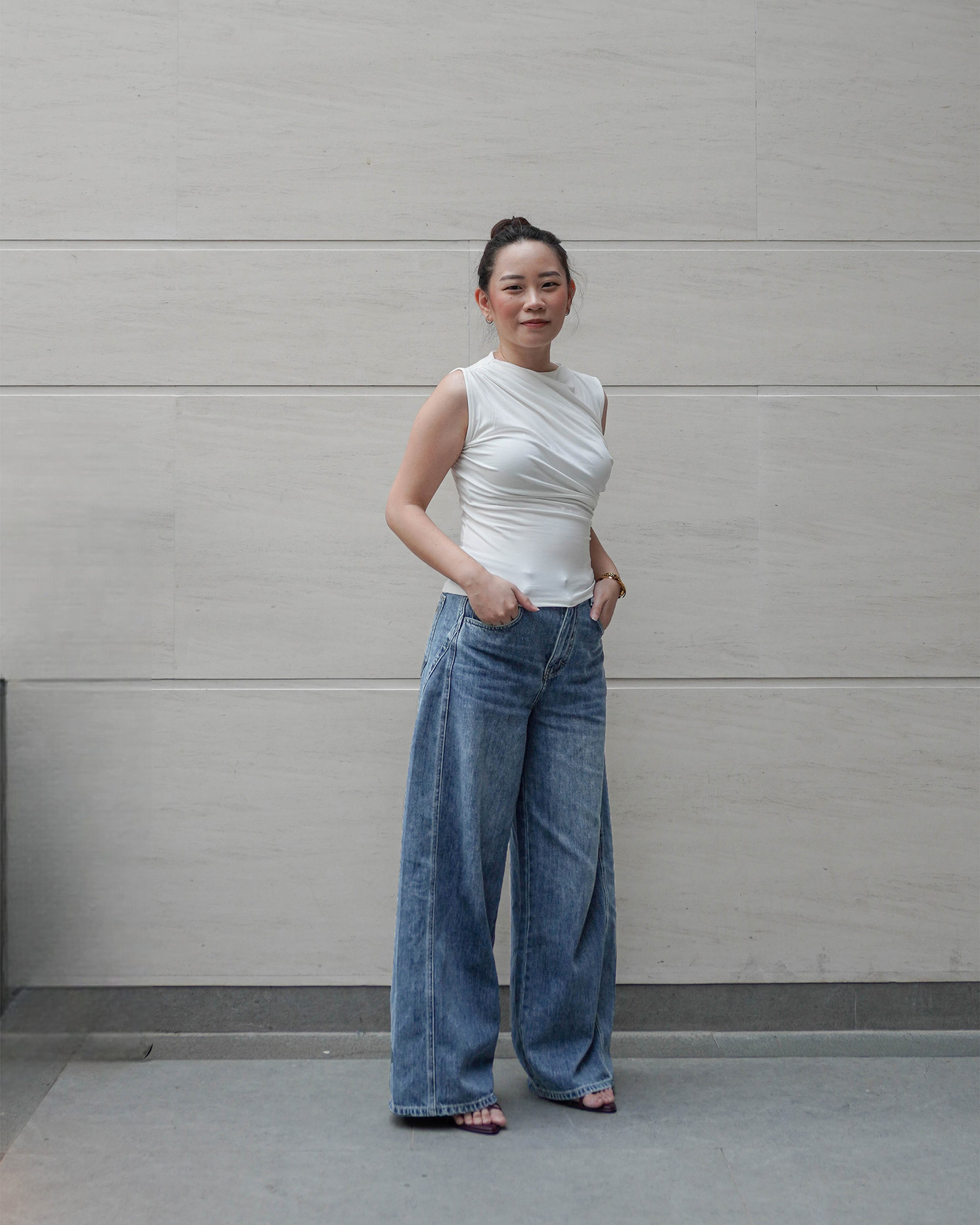REAL Wide Jeans Light Blue