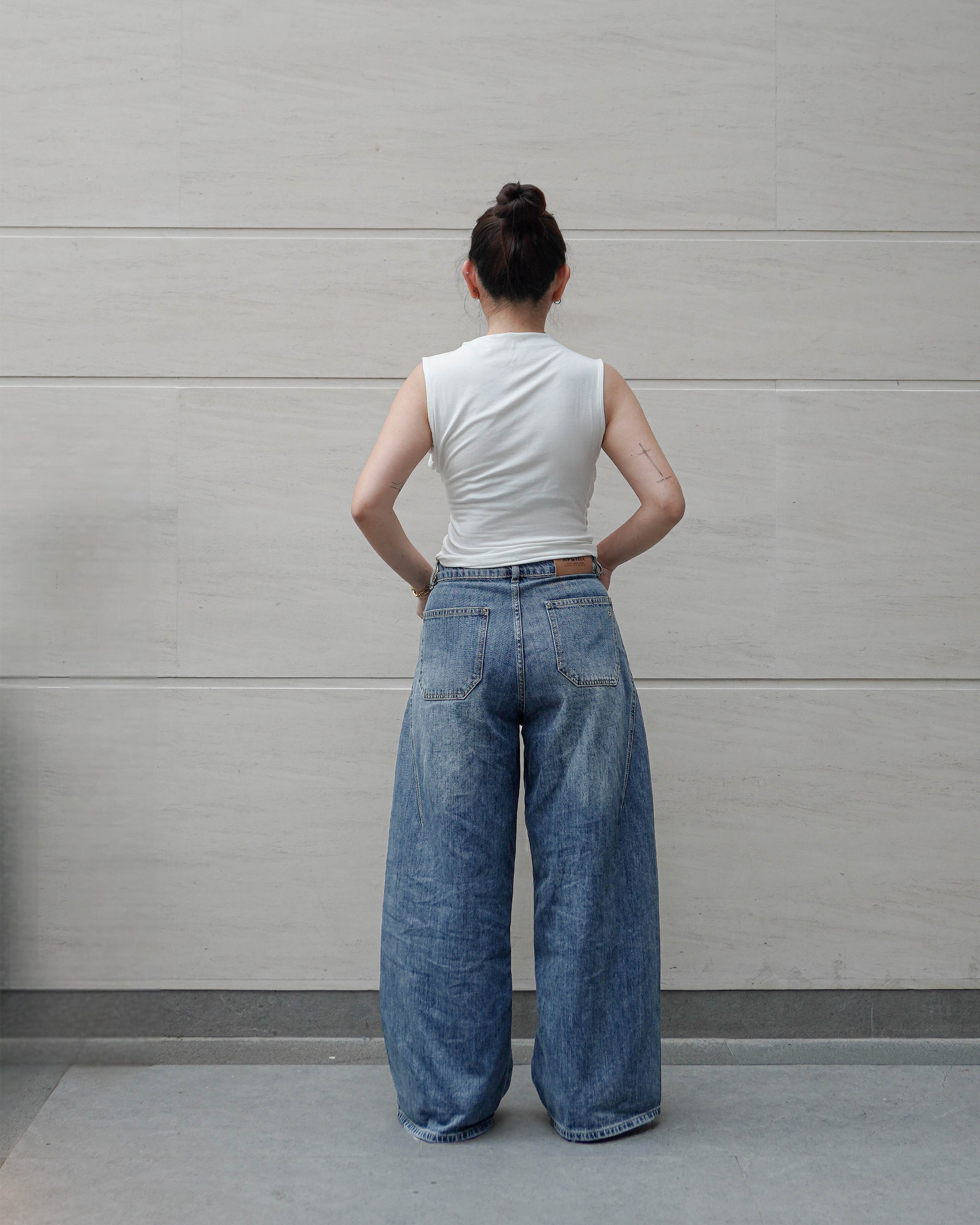 REAL Wide Jeans Light Blue