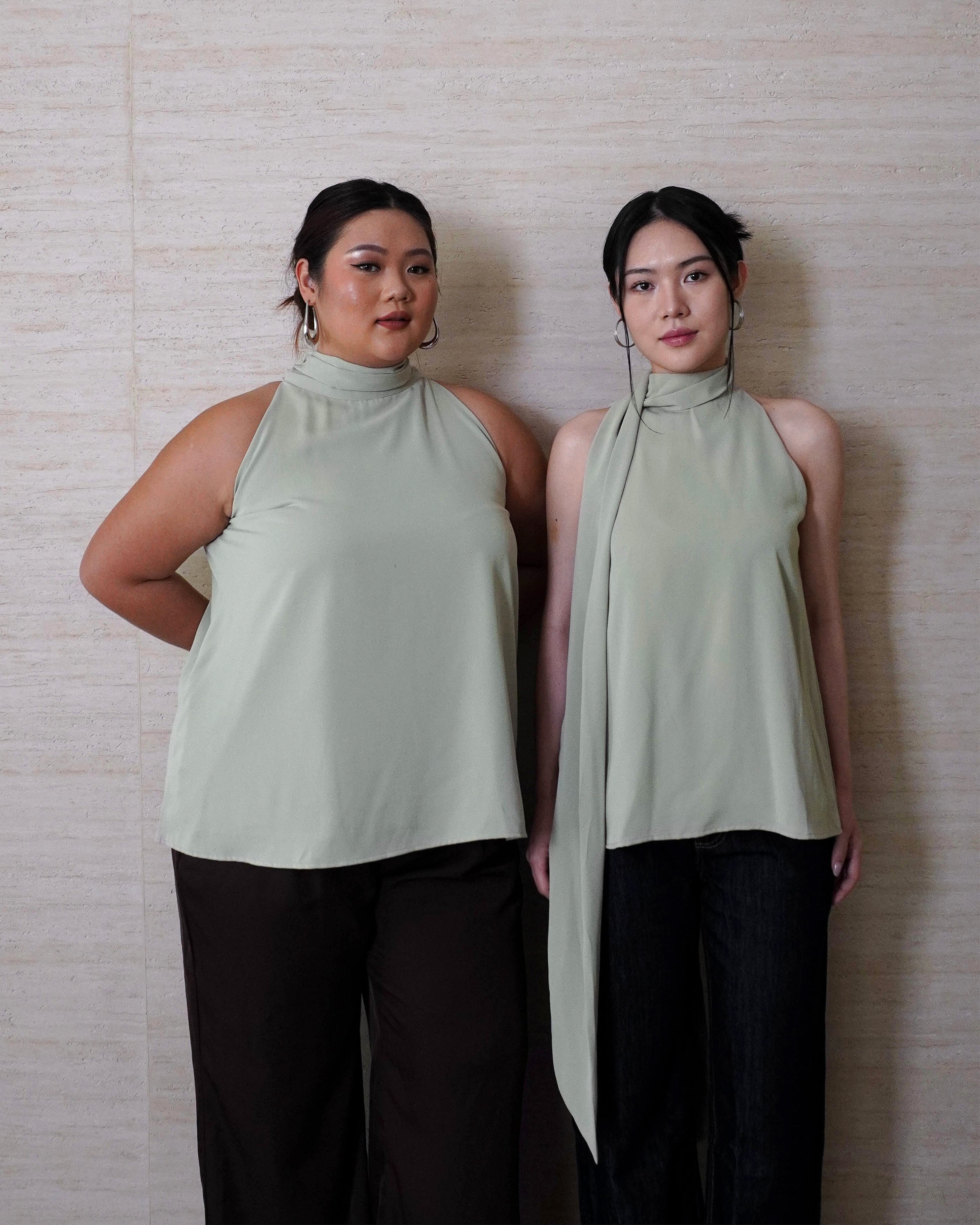 Bonnie Top in Sage