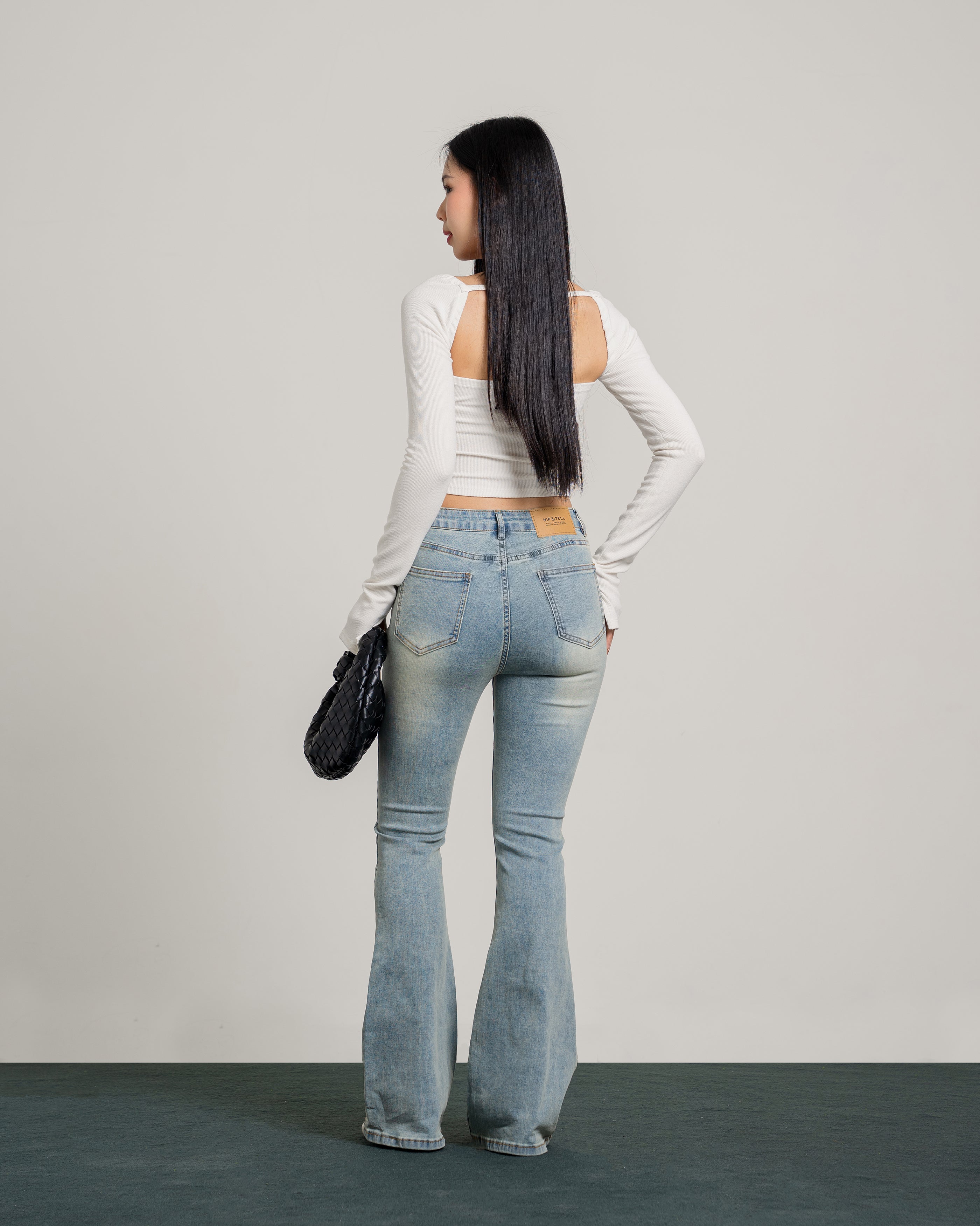 Kelly Flare Jeans in Light Blue