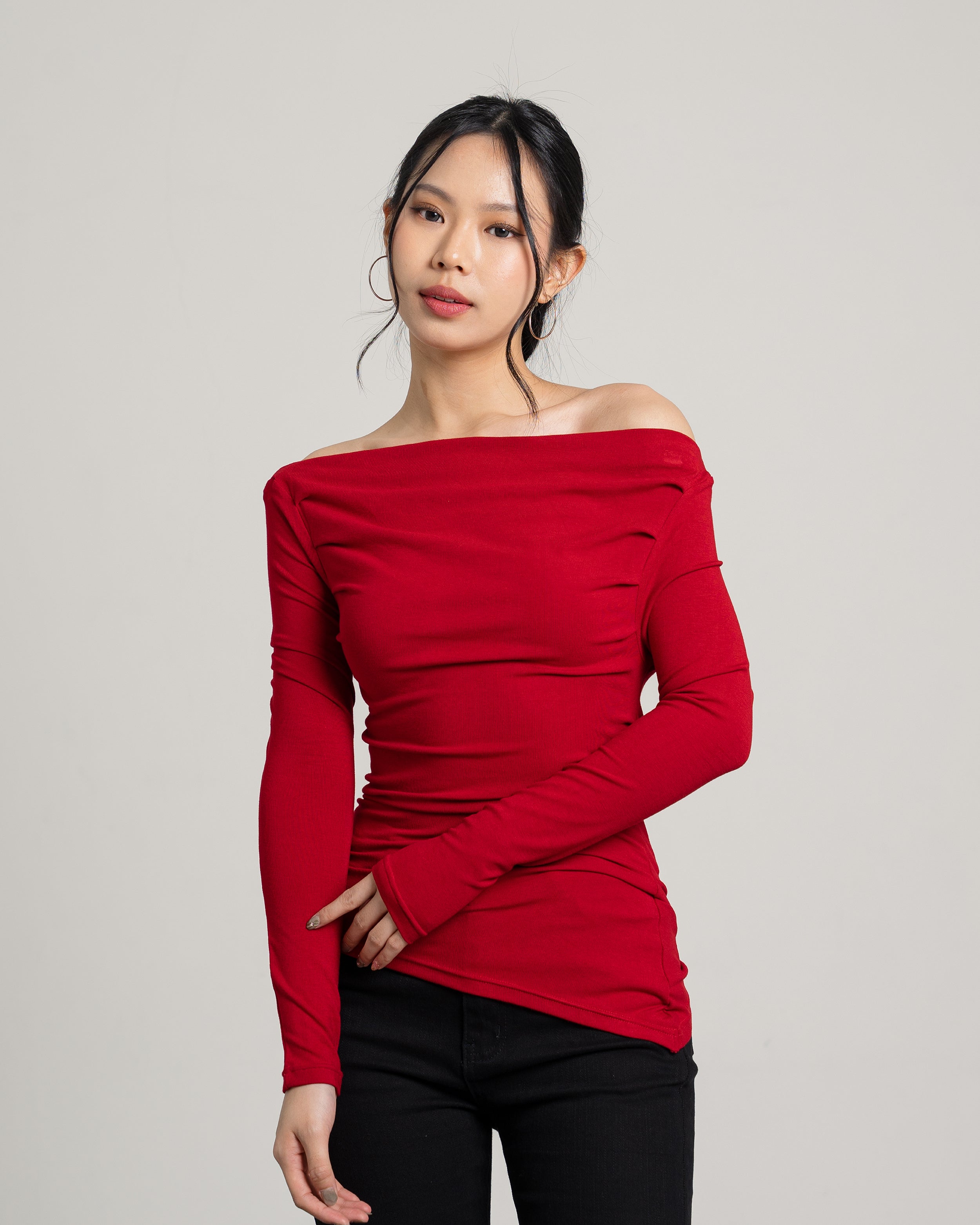 Lance Top in Red