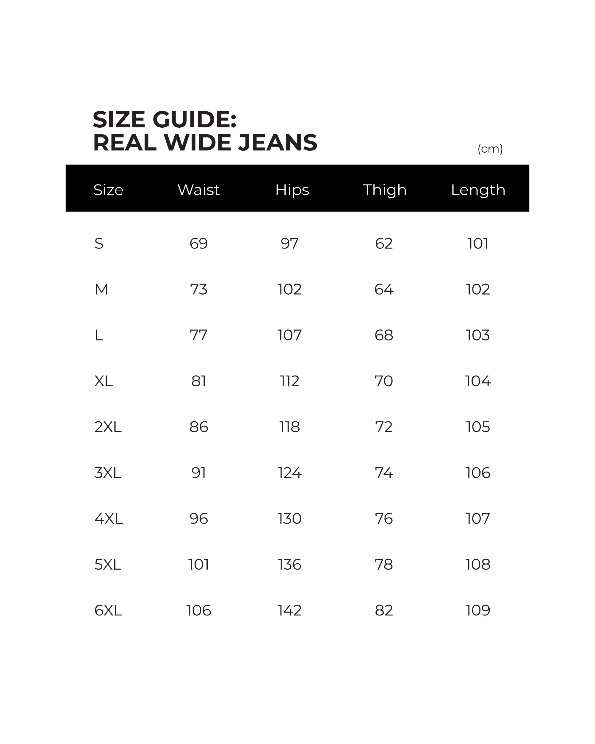 REAL Wide Jeans Denim