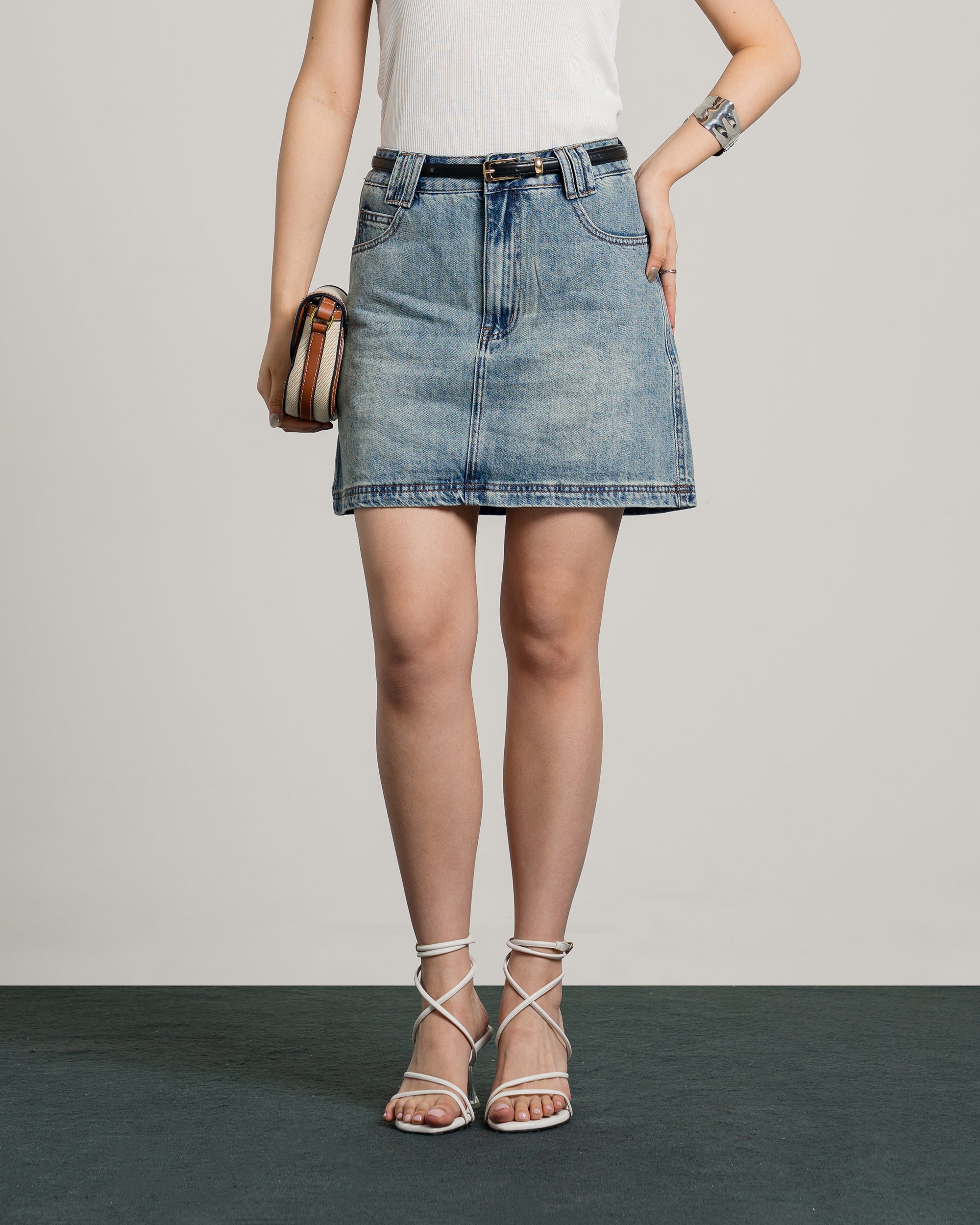 Valencia Highwaist Skirt Jeans