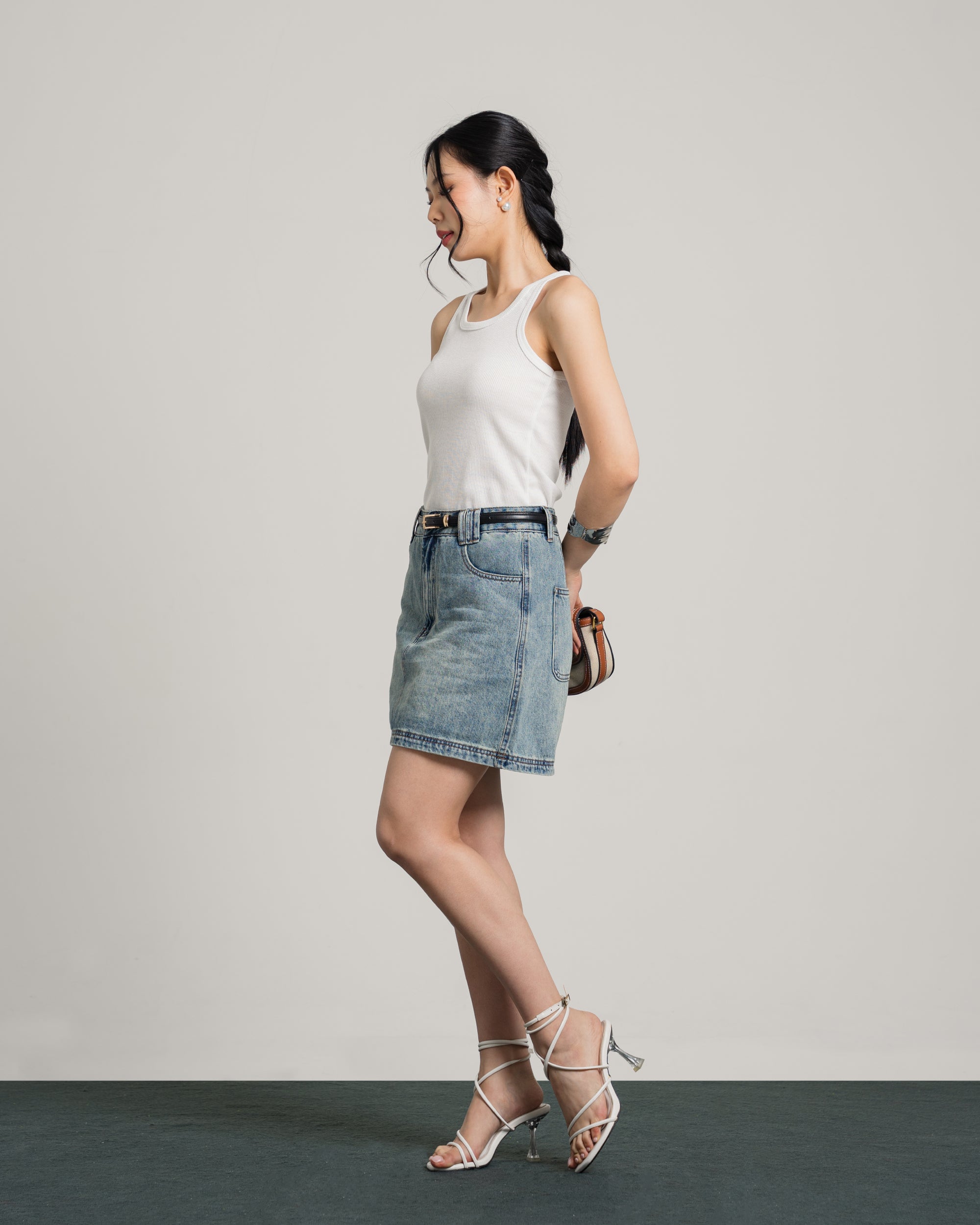Valencia Highwaist Skirt Jeans