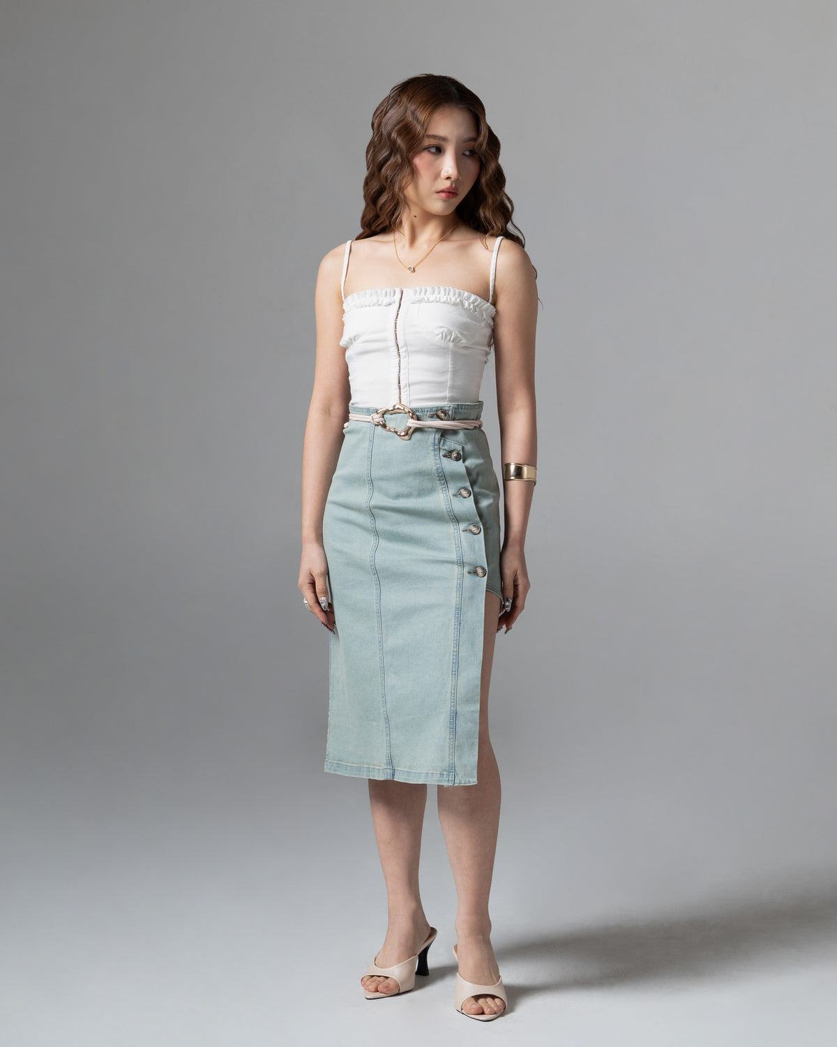 Tallin Skirt, petite size, tampak depan