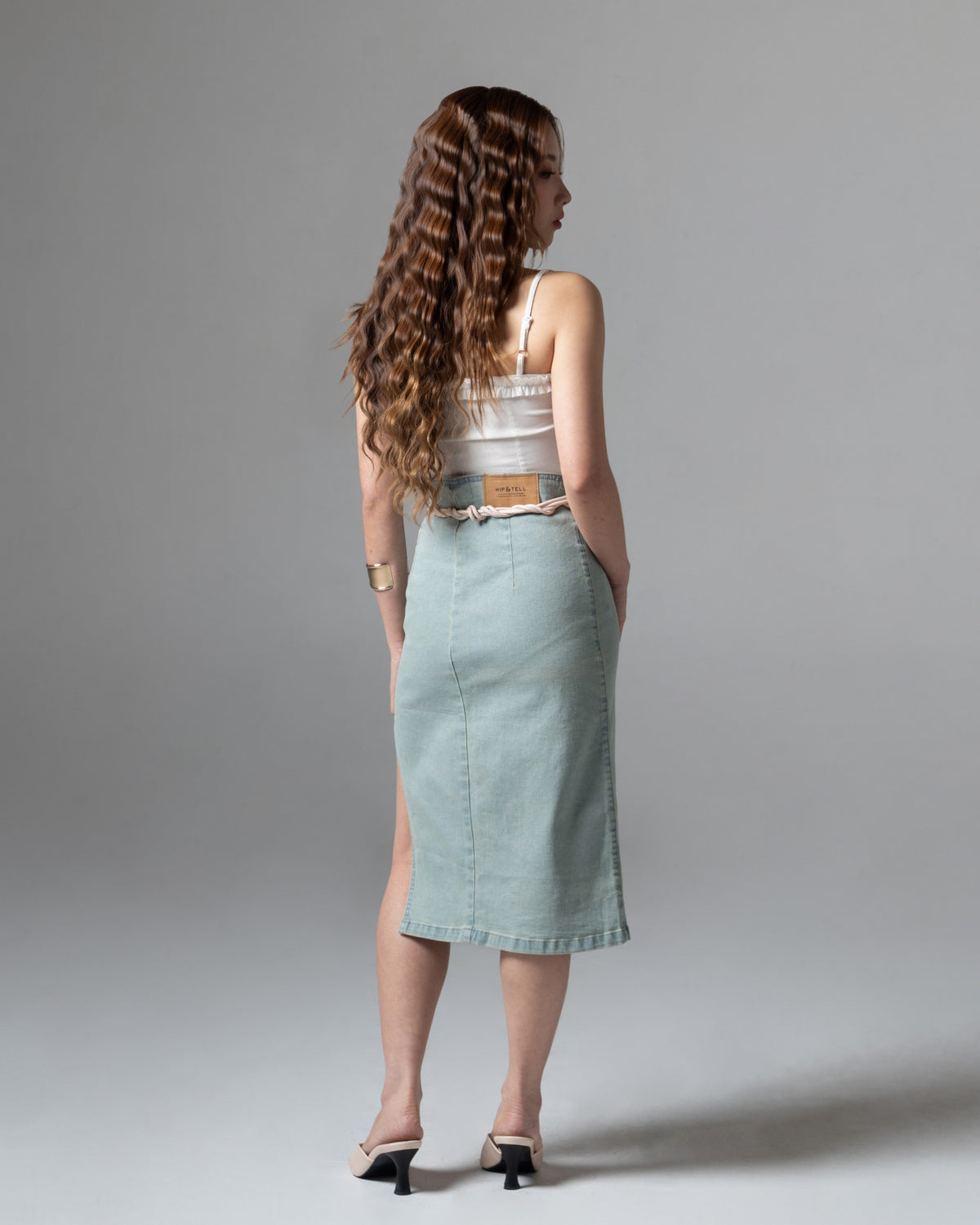 Tallin Skirt, petite size, tampak belakang