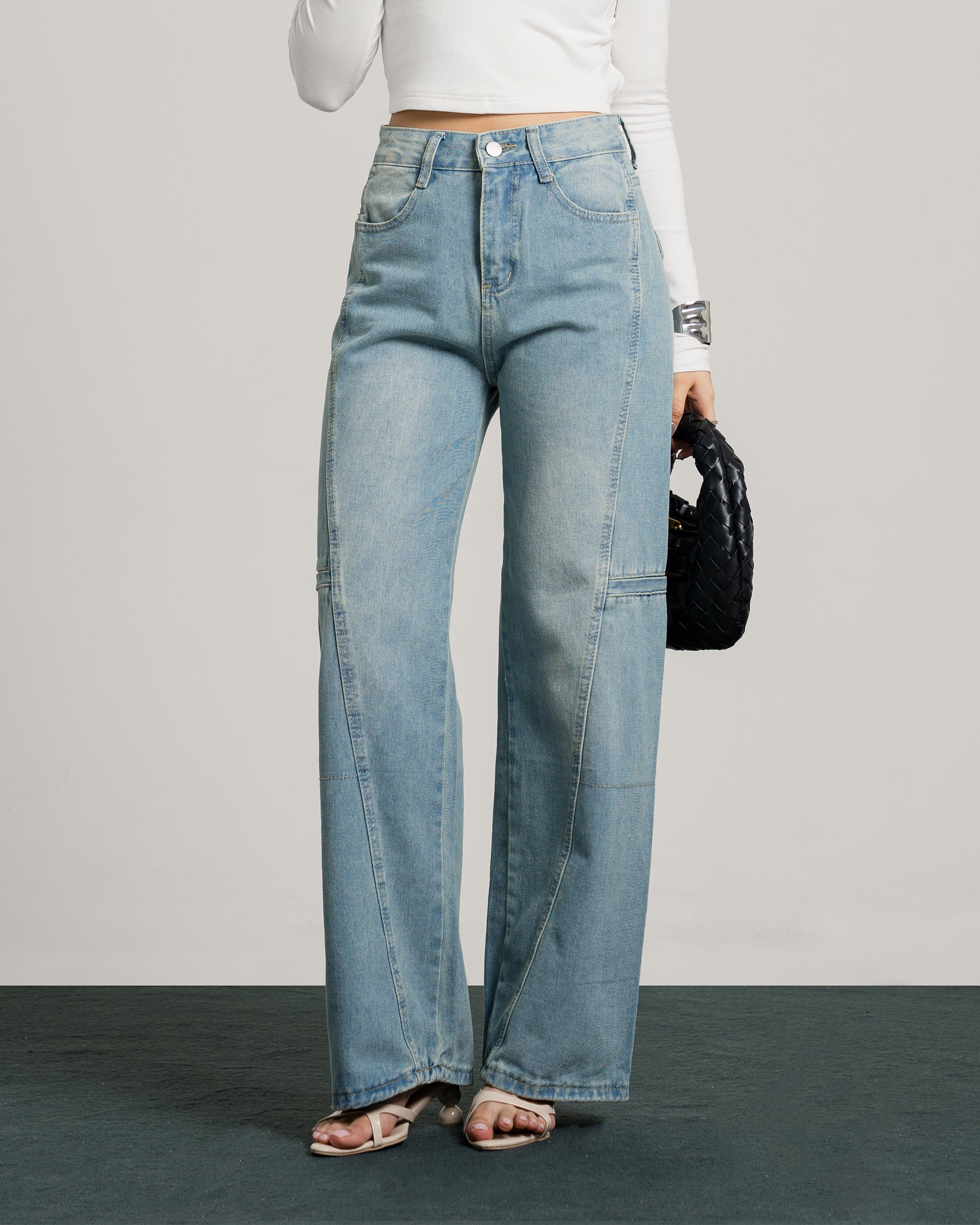 Brandy Highwaist Cargo Jeans