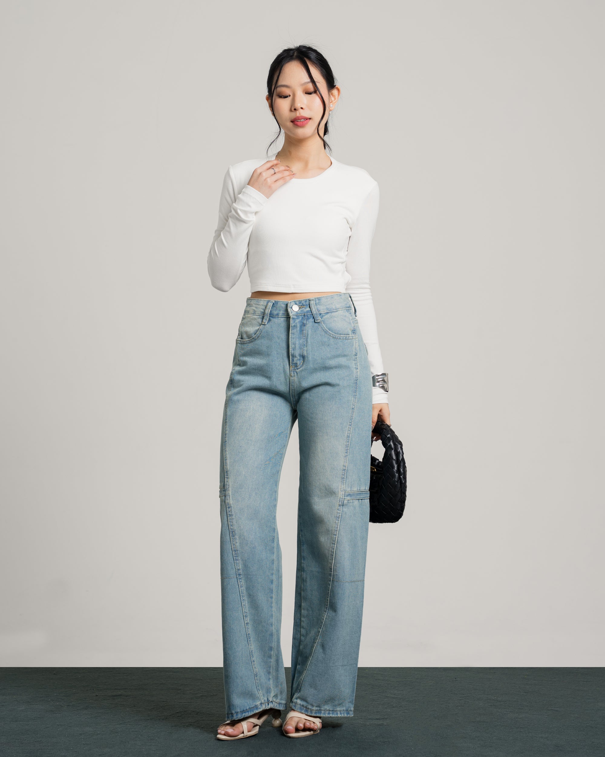 Brandy Highwaist Cargo Jeans