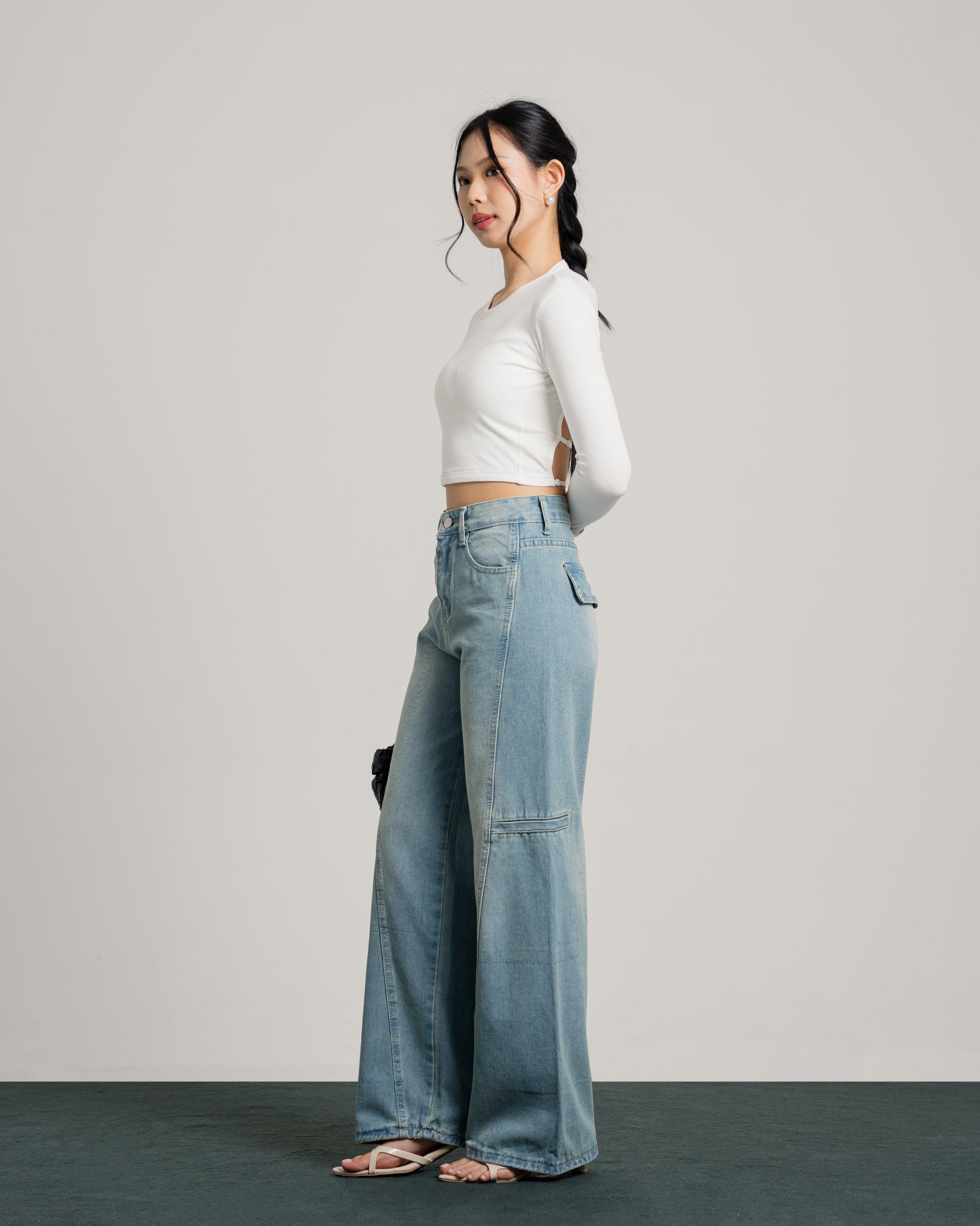 Brandy Highwaist Cargo Jeans