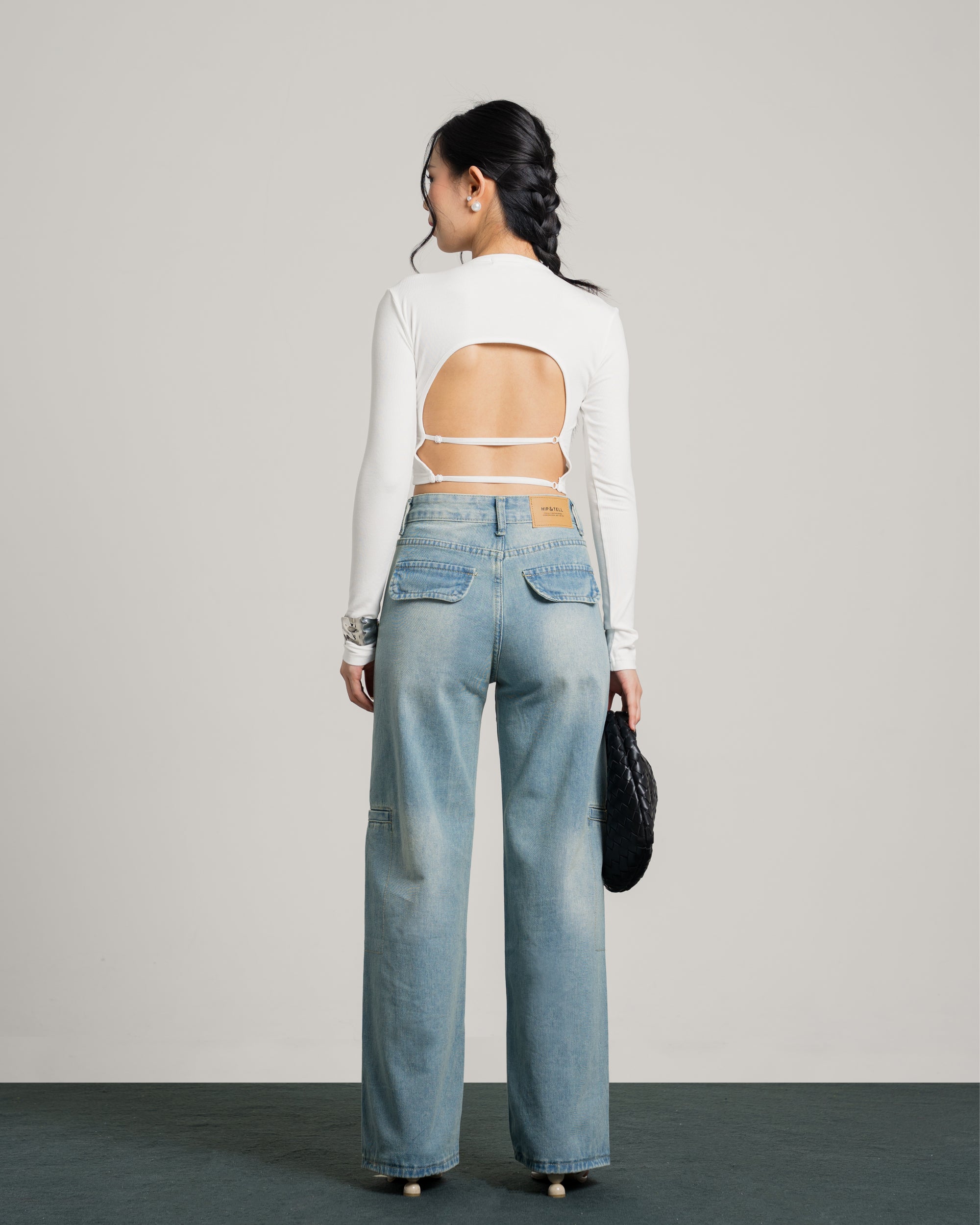 Brandy Highwaist Cargo Jeans