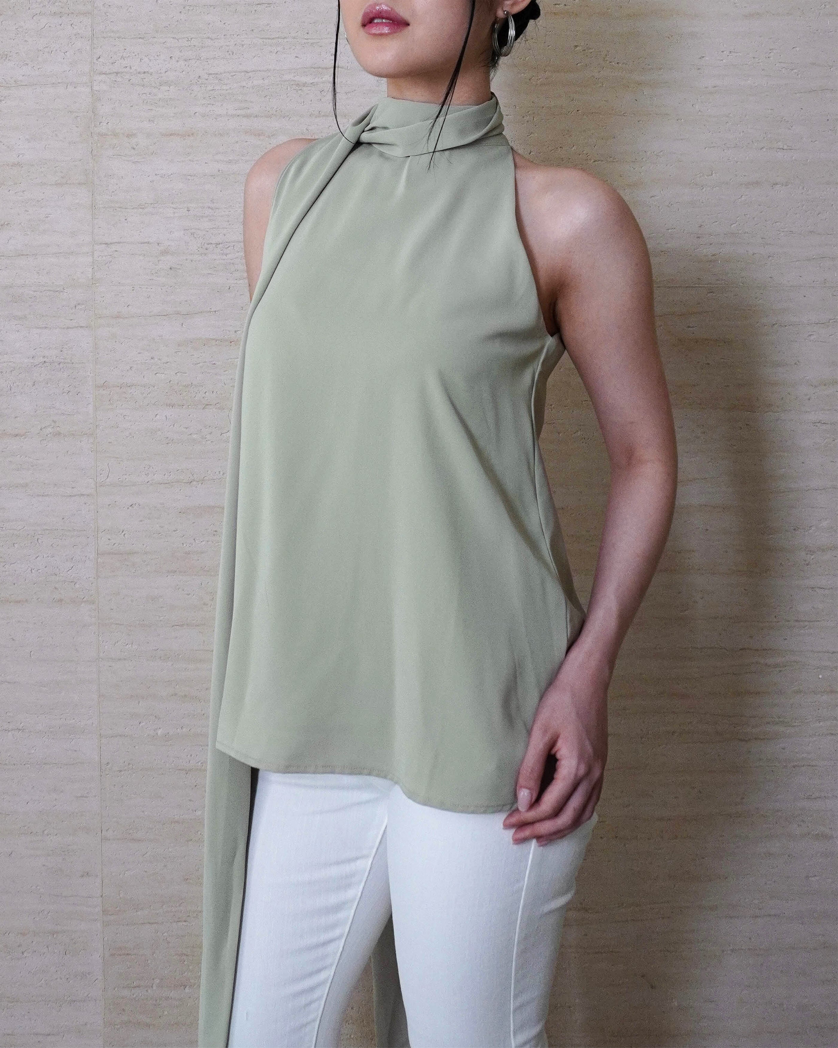 Bonnie Top in Sage