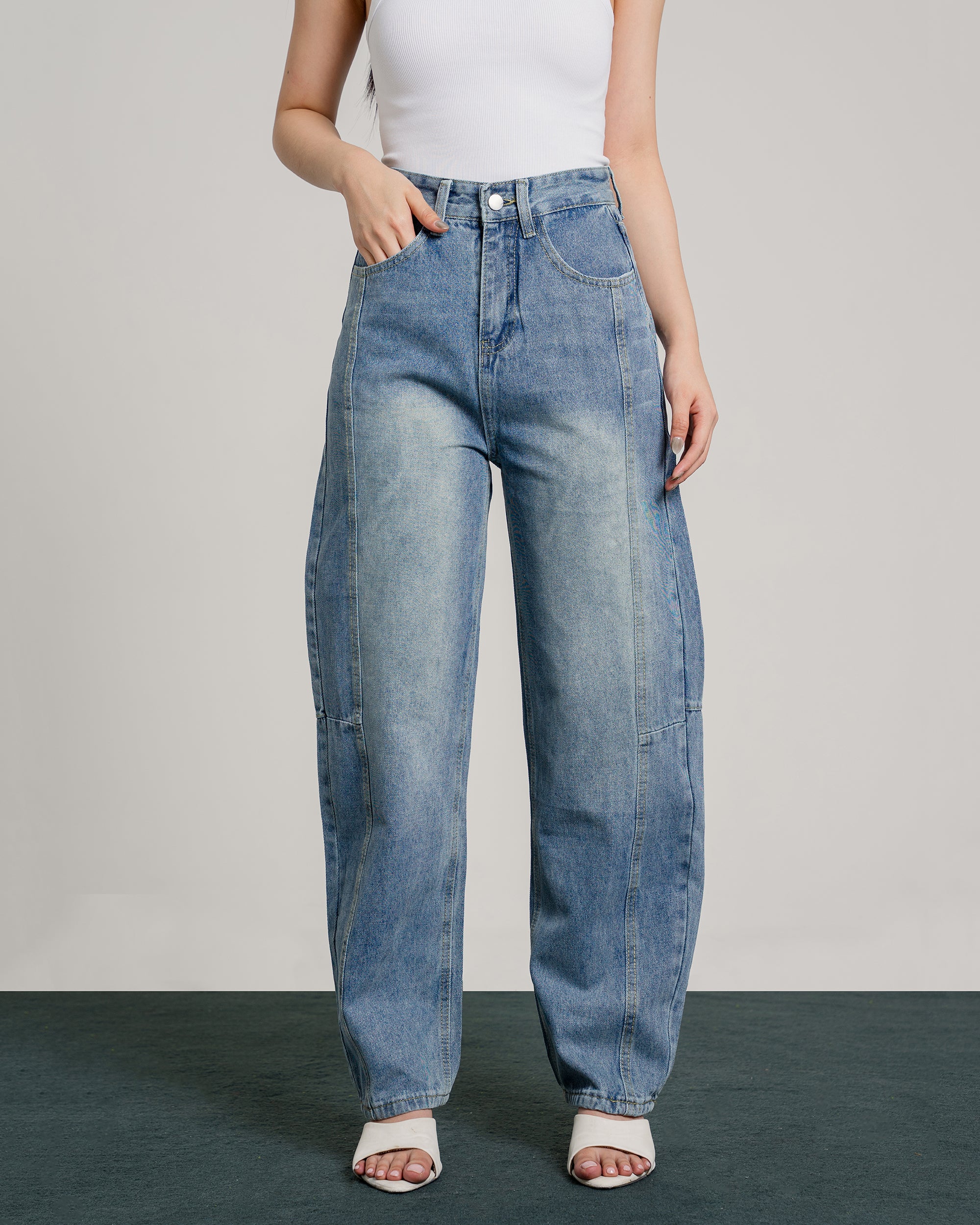 Daryl Highwaist Barrel Jeans