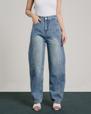 Daryl Highwaist Barrel Jeans
