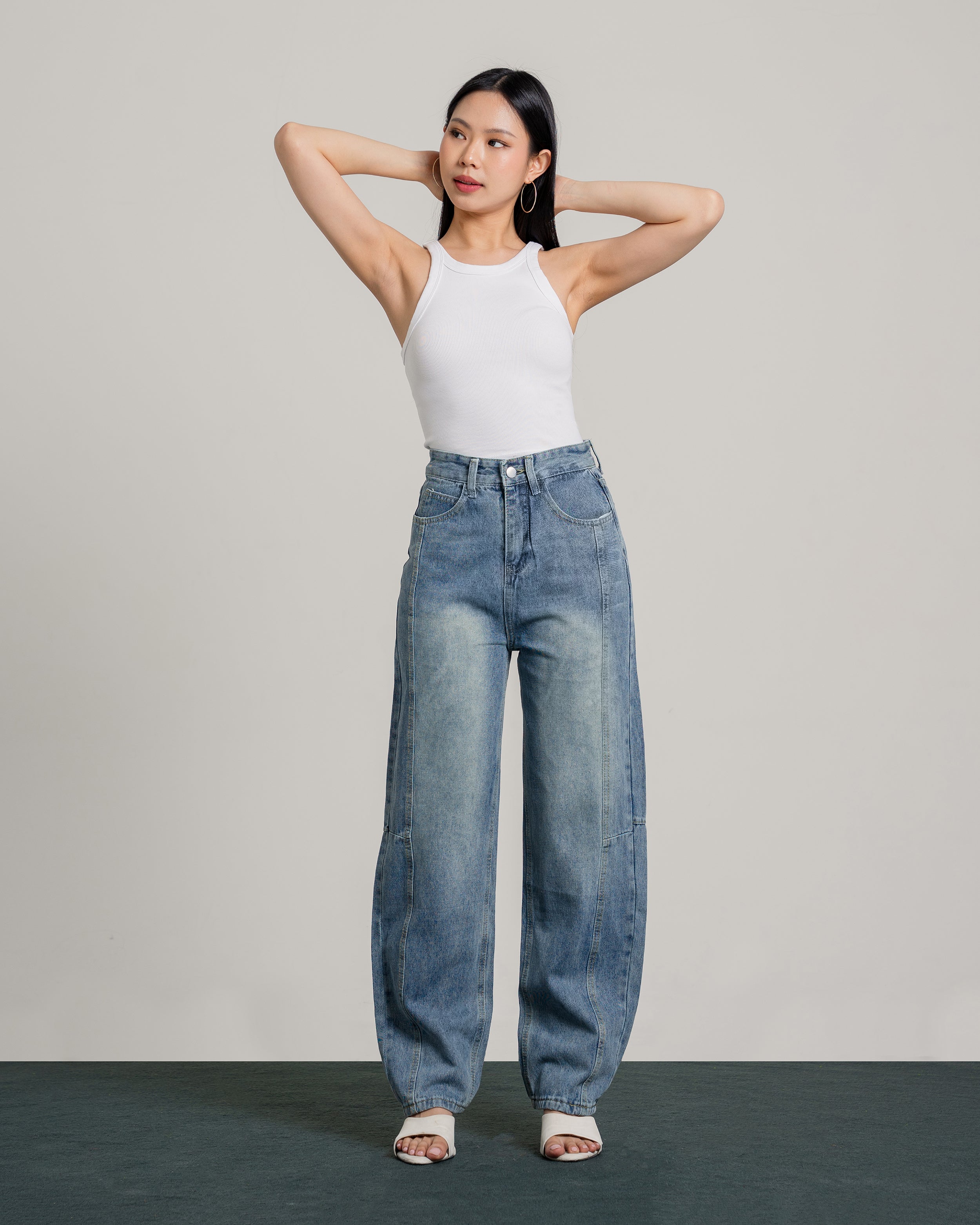 Daryl Highwaist Barrel Jeans