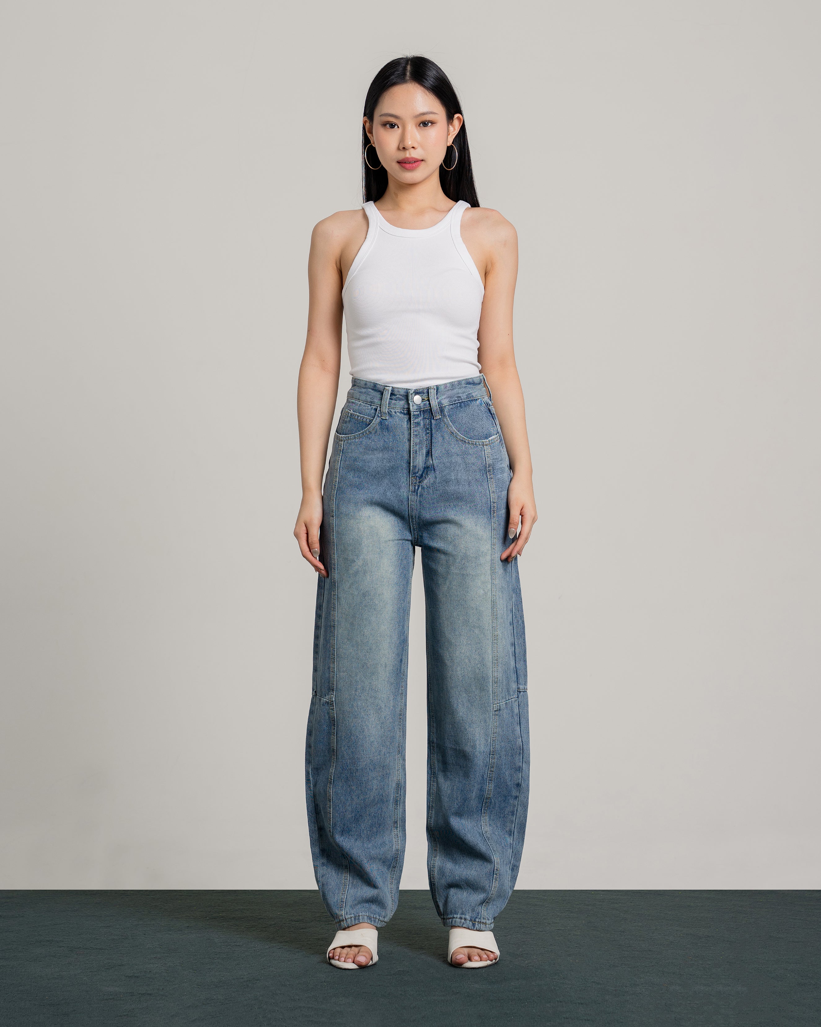 Daryl Highwaist Barrel Jeans