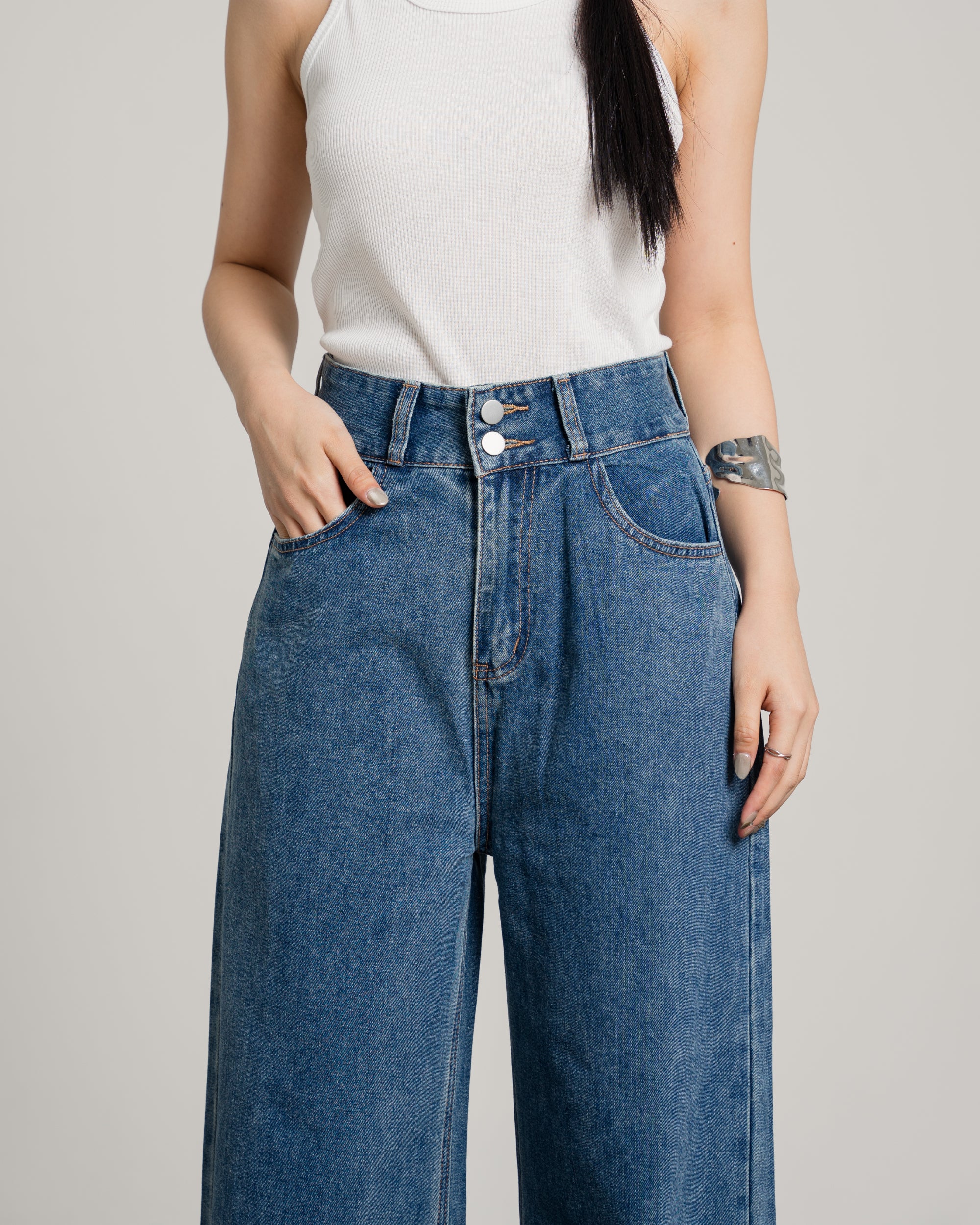 Harper Highwaist Wide Jeans