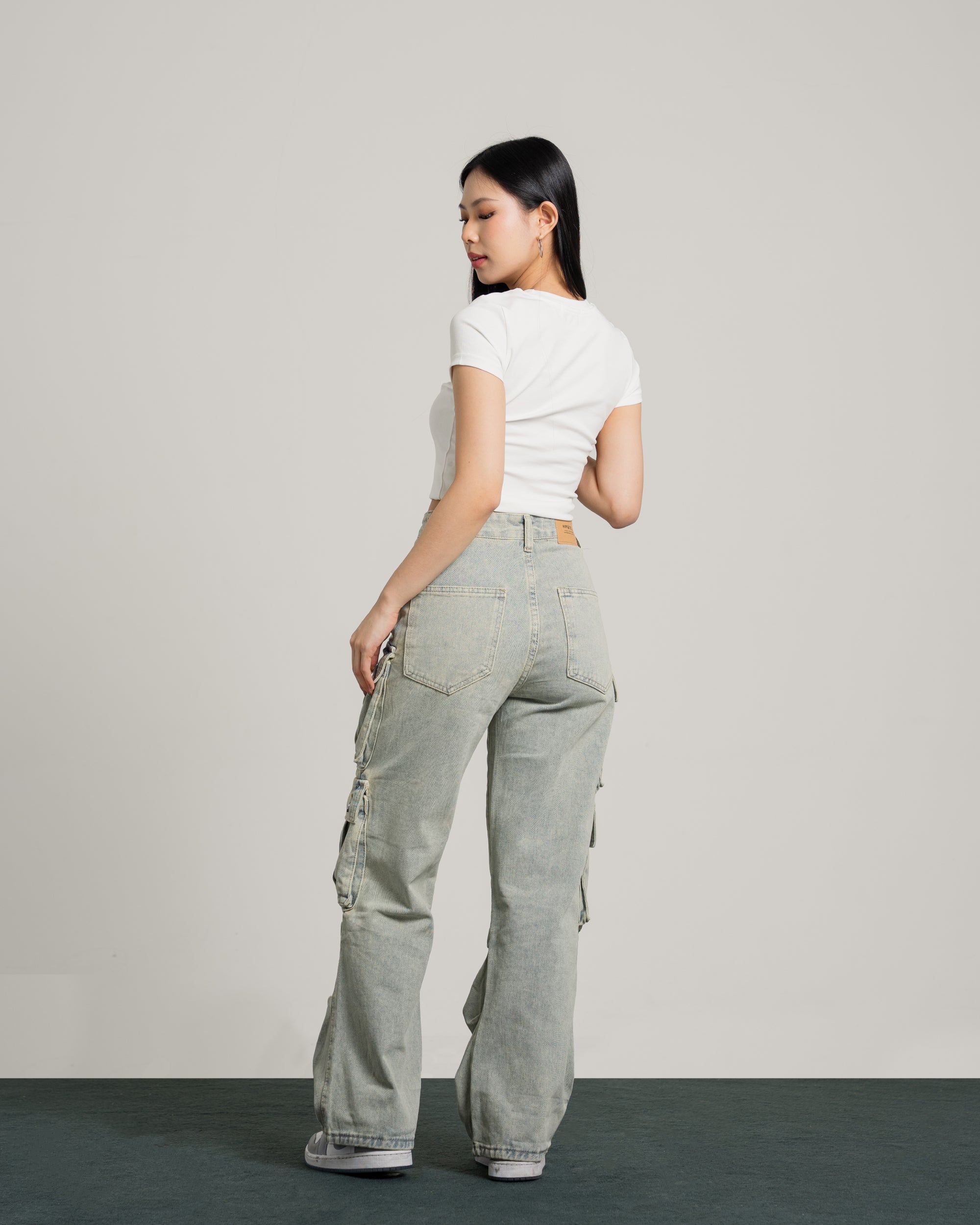 Madison Highwaist Cargo Jeans