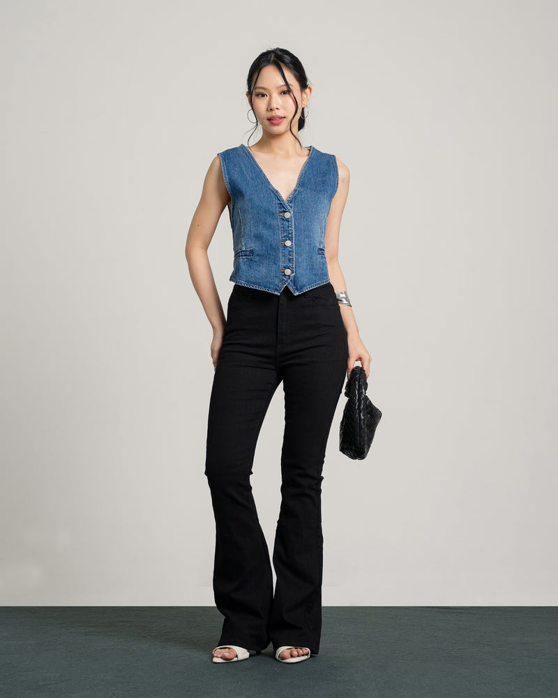 Orien Vest Denim Top