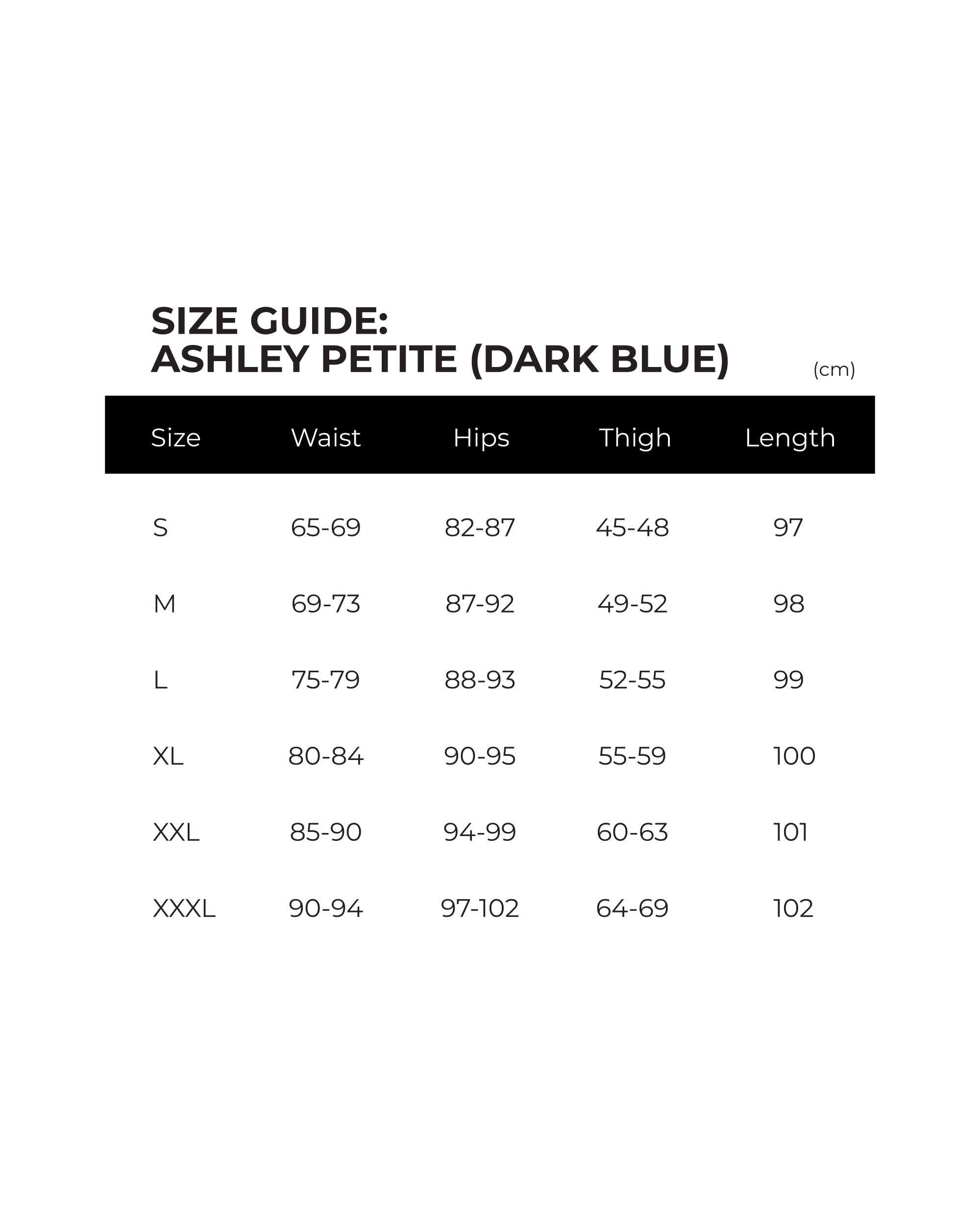Ashley Flare Jeans Petite in Dark Blue
