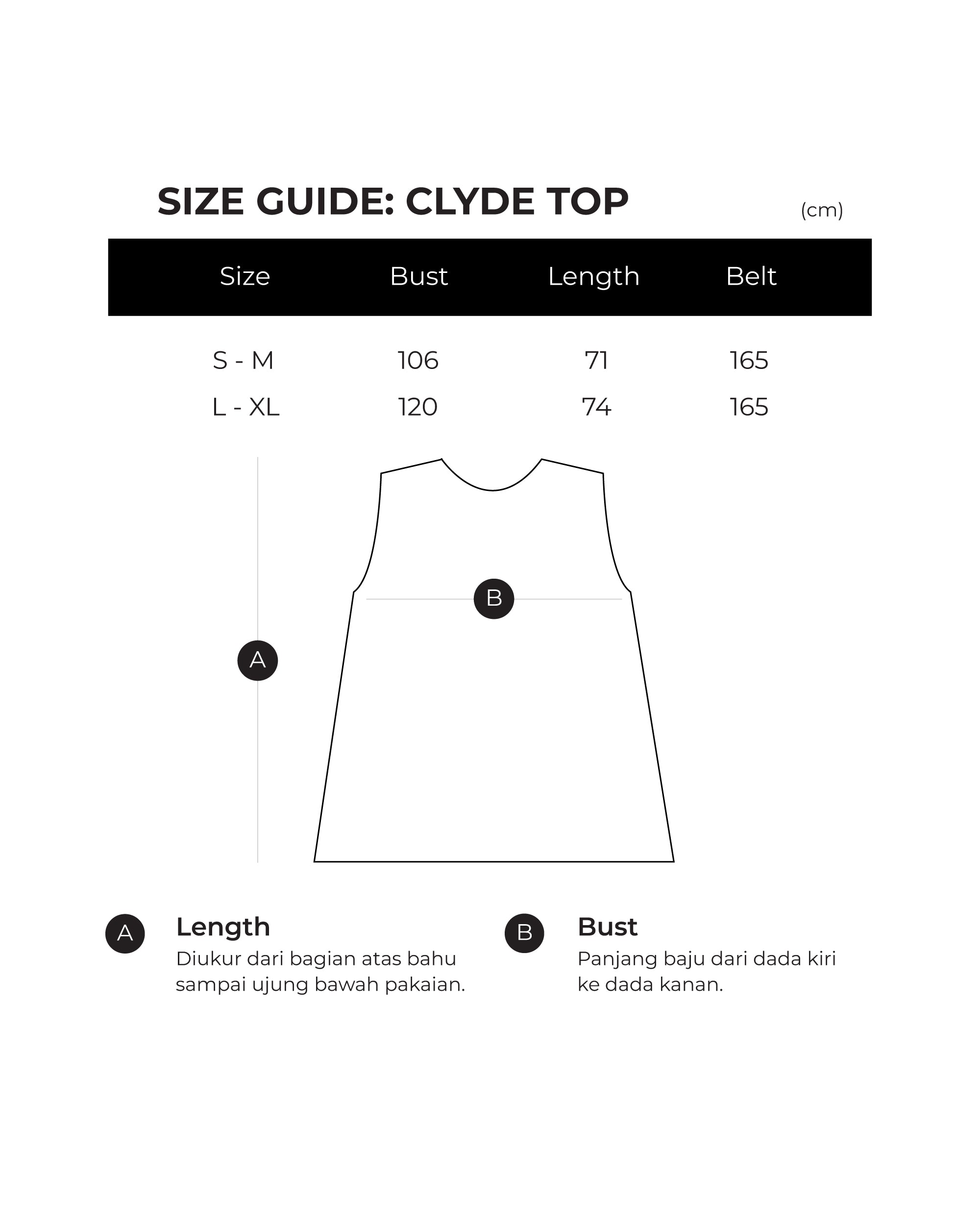 Clyde Top in Black