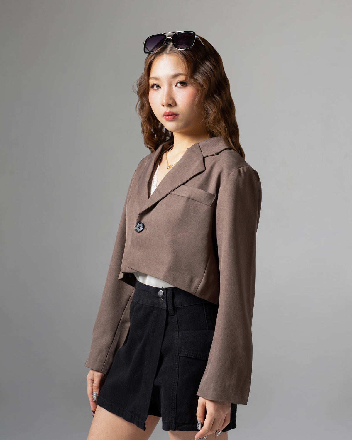 Harvey Top, petite size, tampak depan