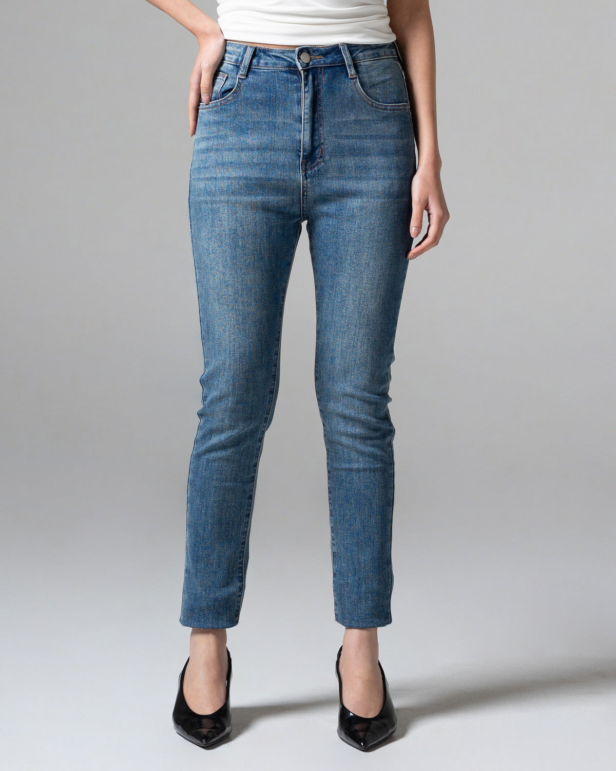 Khiel Skinny Jeans, detail depan